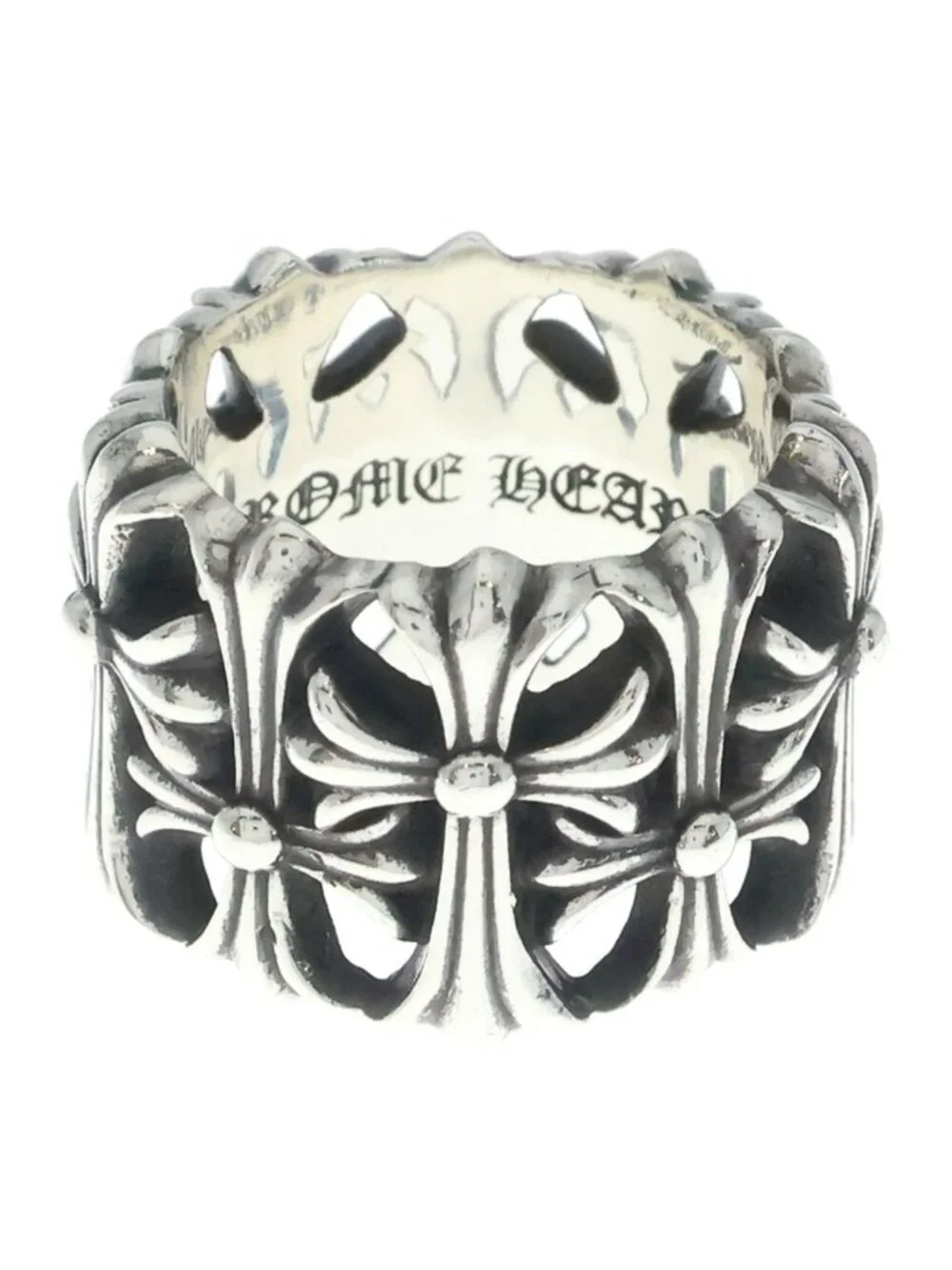 Chrome Hearts Cemetery Black Sling Silver